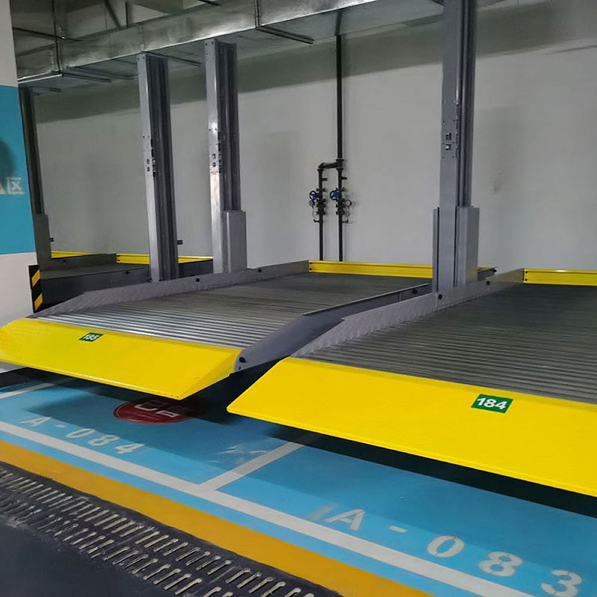 云龍升降橫移式機(jī)械車庫改造