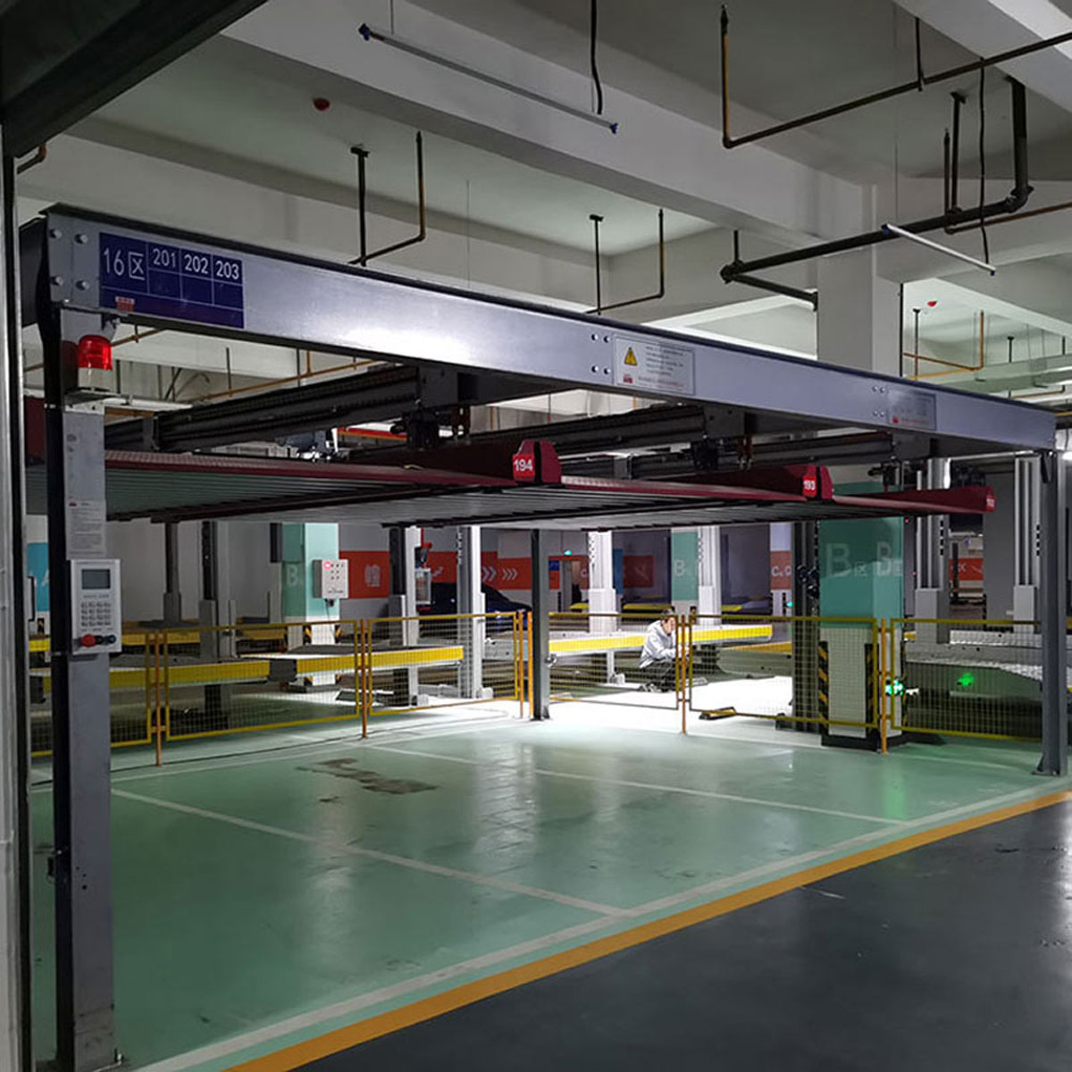 榕江升降式停車位過驗收
