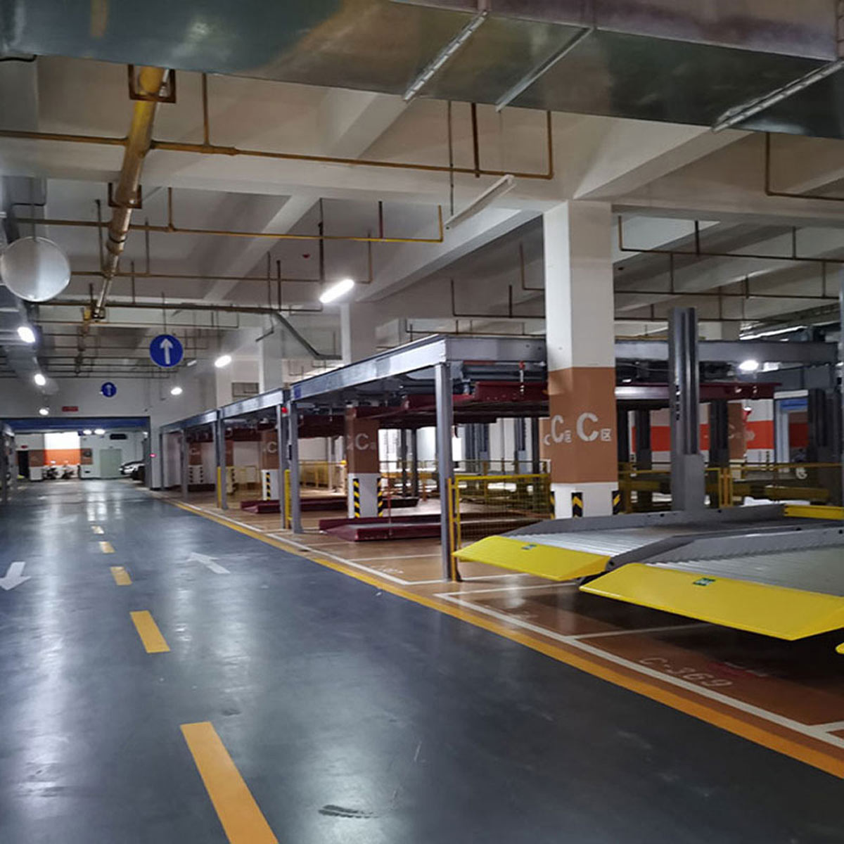 中江俯仰式停車庫改造