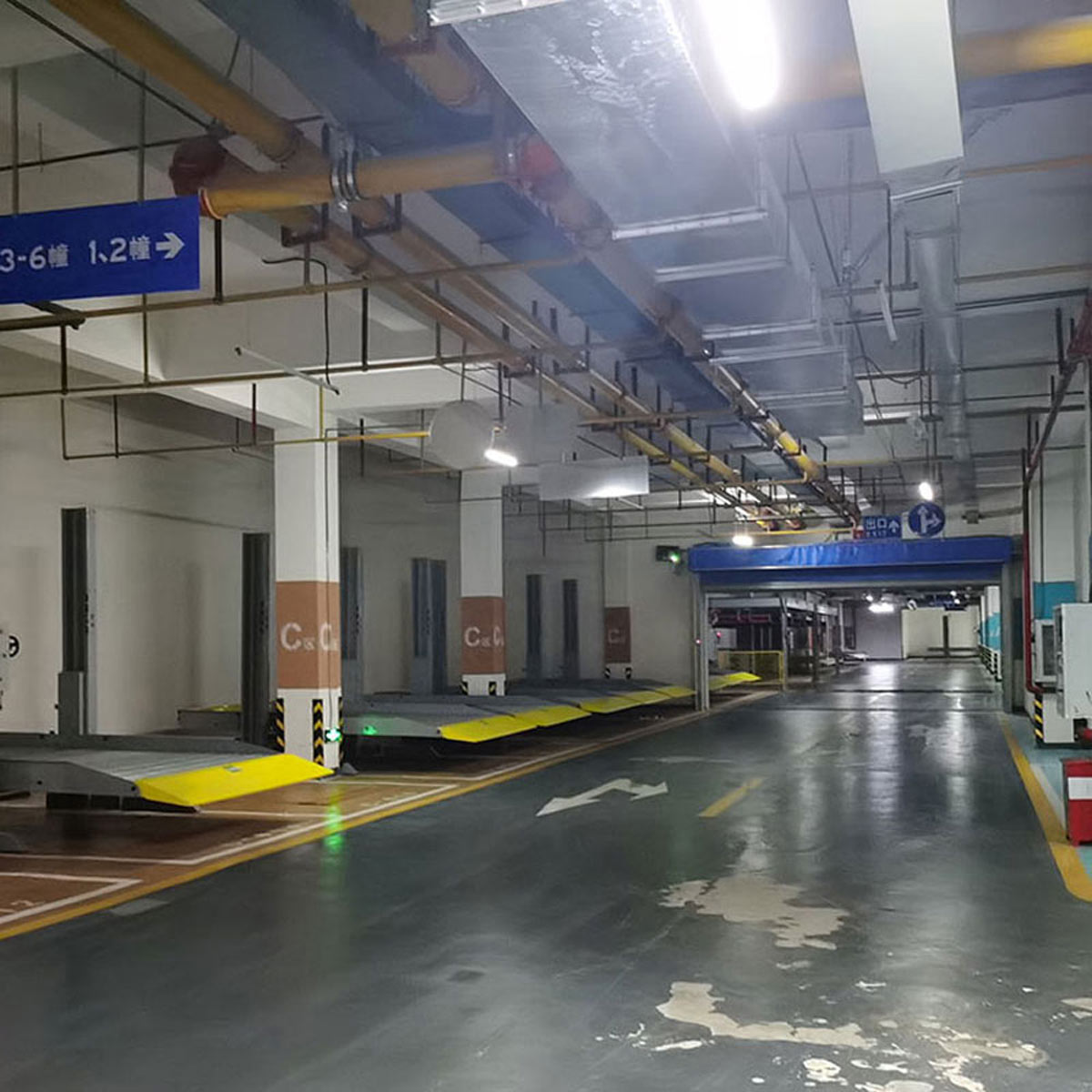 室內(nèi)機械停車庫安裝.jpg