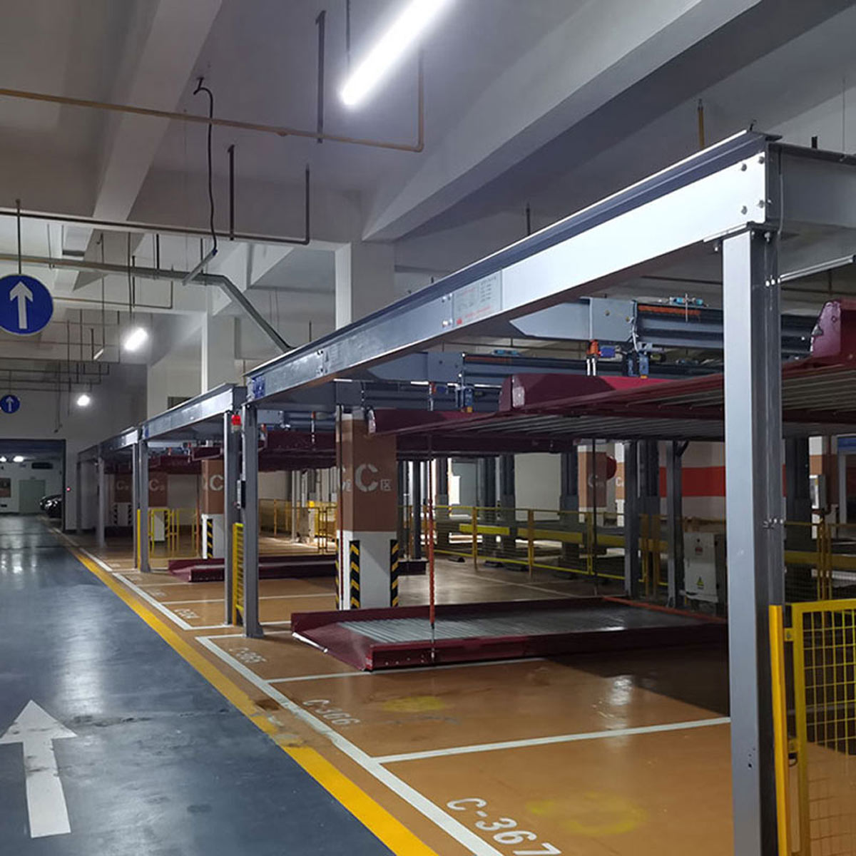 中江基坑三層立體停車設備如何體現使用便捷性